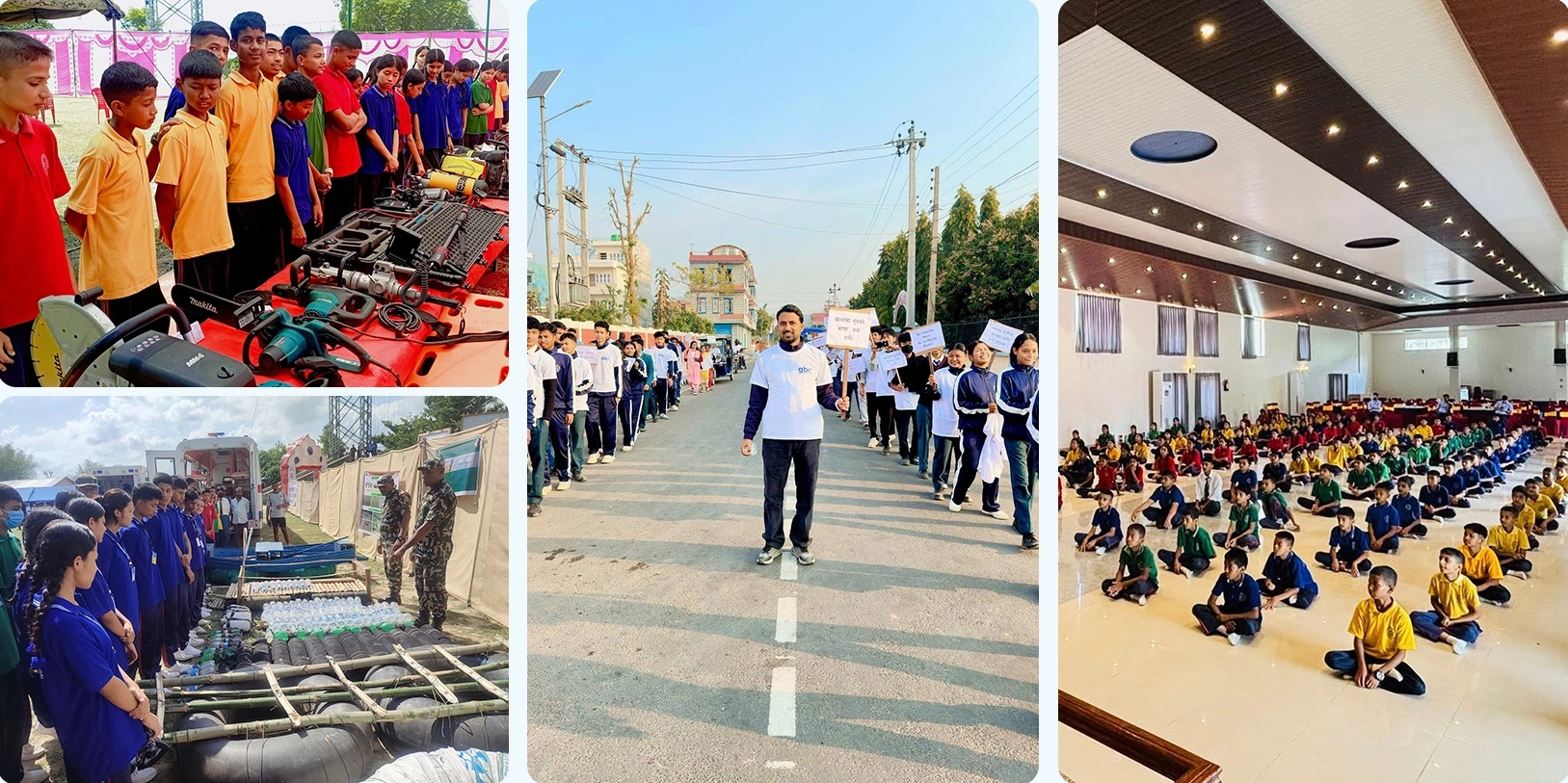 Sports day parade